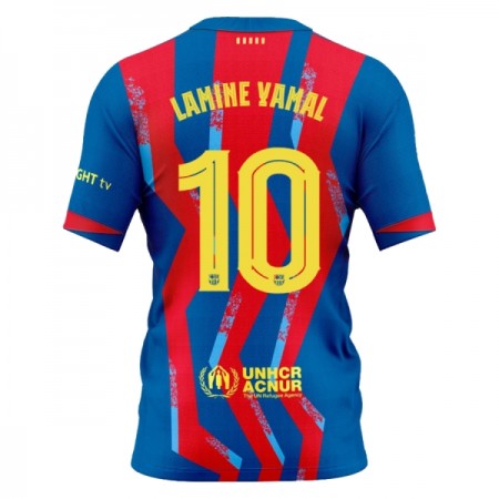 Jalkapallo Pelipaidat/Peliasut FC Barcelona Lamine Yamal 10 Neljäspelipaita 2025-26